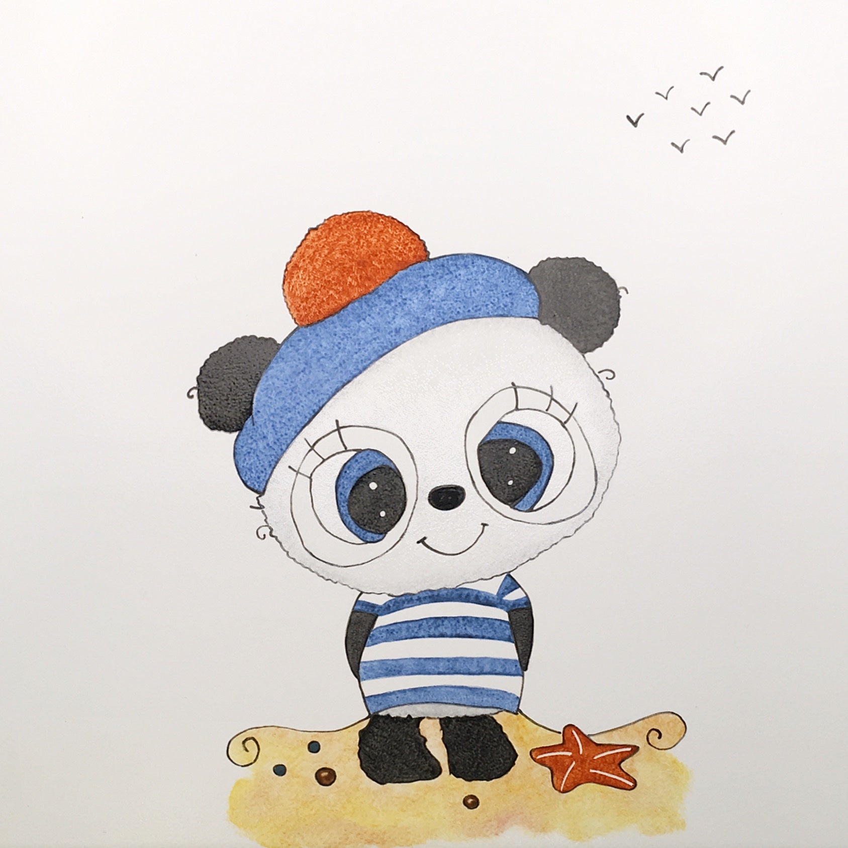 Ourson à la plage