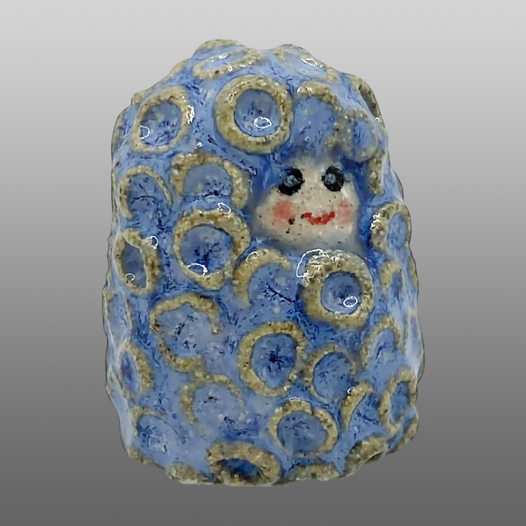 Poupée bulle bleue mini