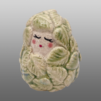 Poupée feuillage vert clair grande