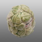 Poupée feuillage vert clair grande