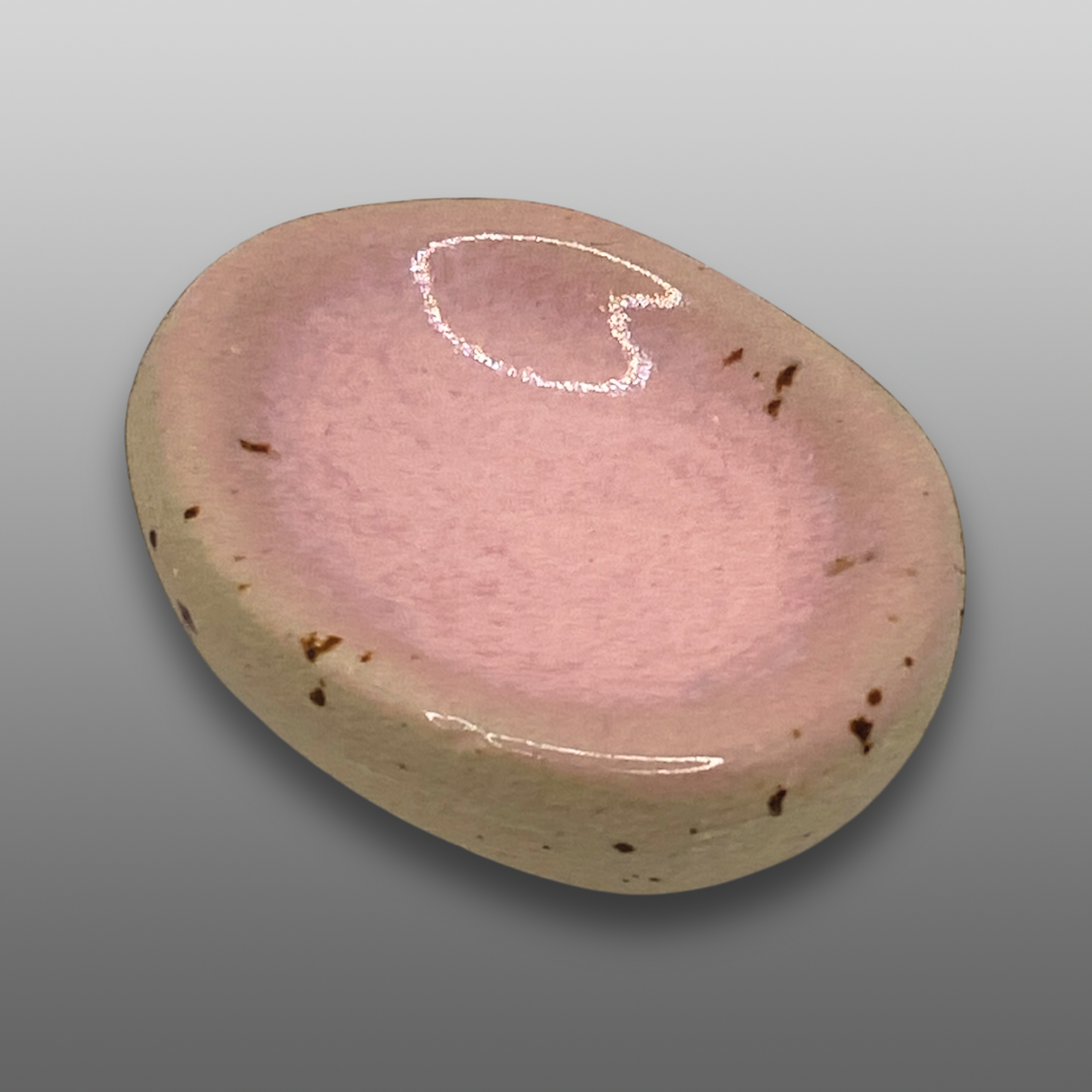 Worry stone rose clair