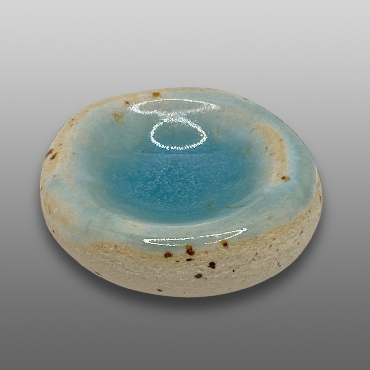 Worry stone turquoise