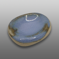 Worry stone bleu clair