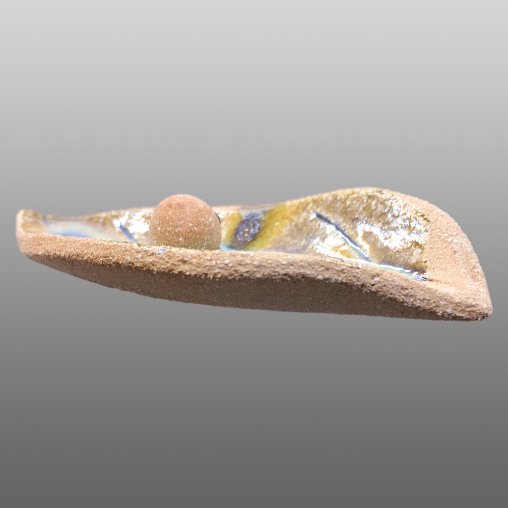 Mini coupelle feuille sable petite chouette