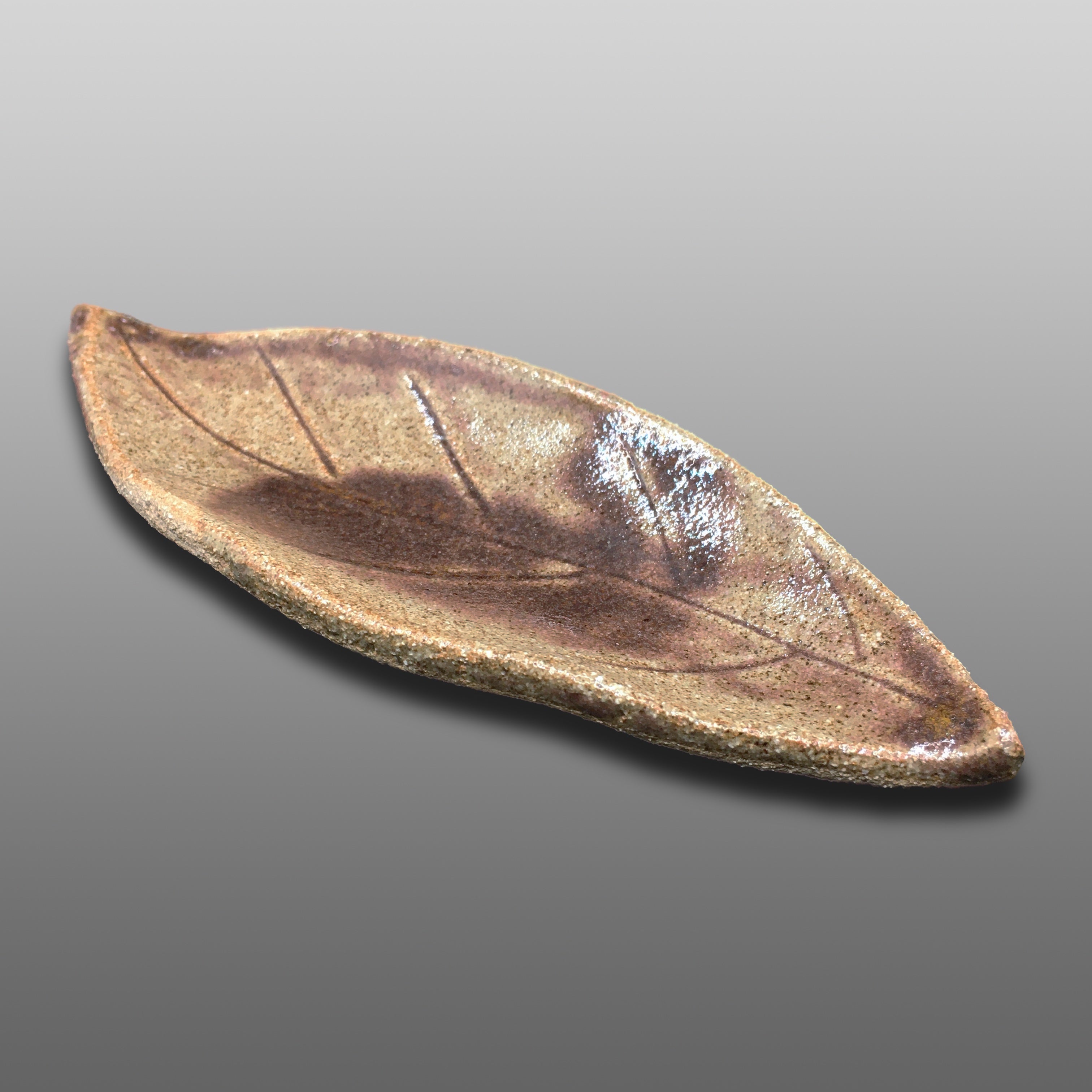 Coupelle repose bague feuille sable