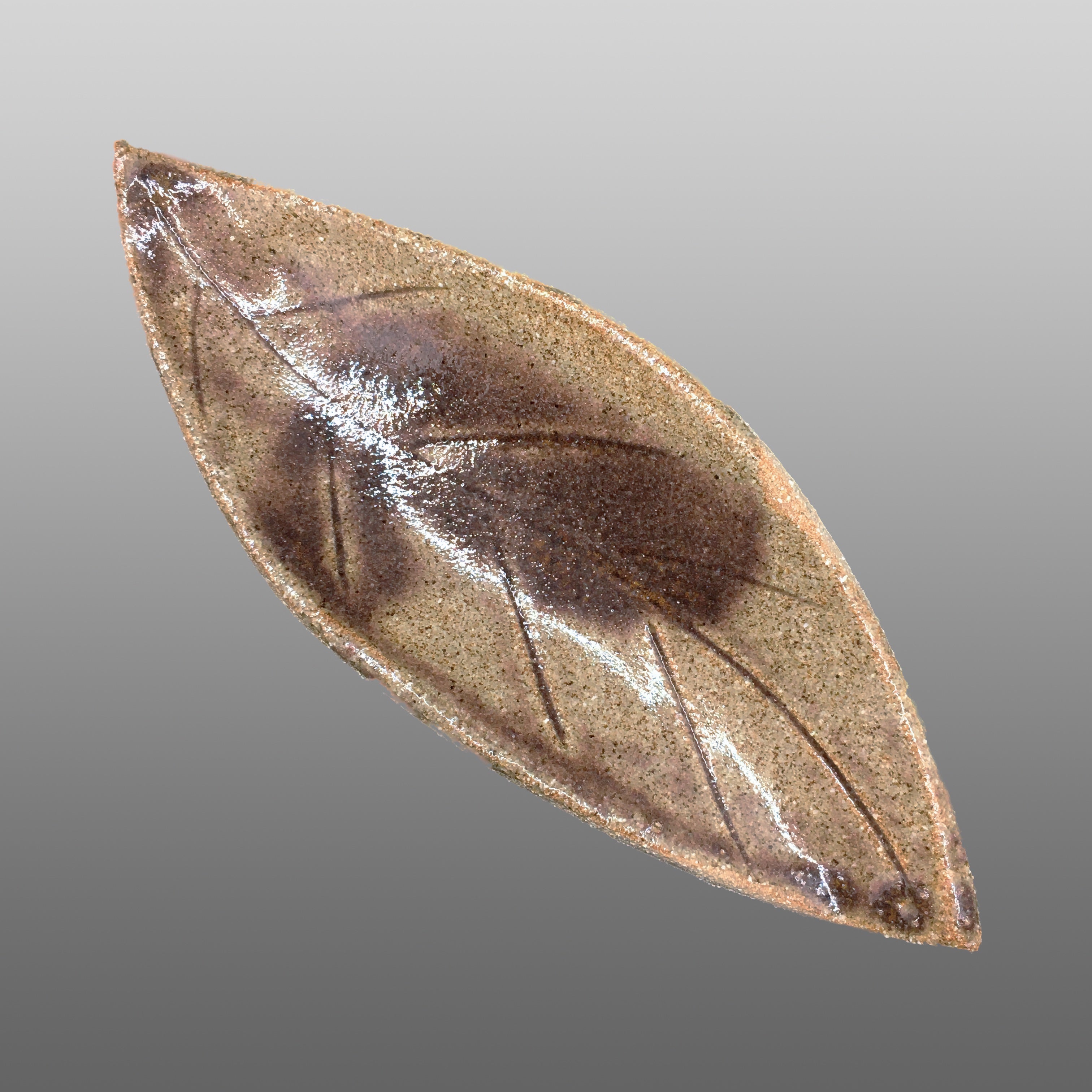 Coupelle repose bague feuille sable