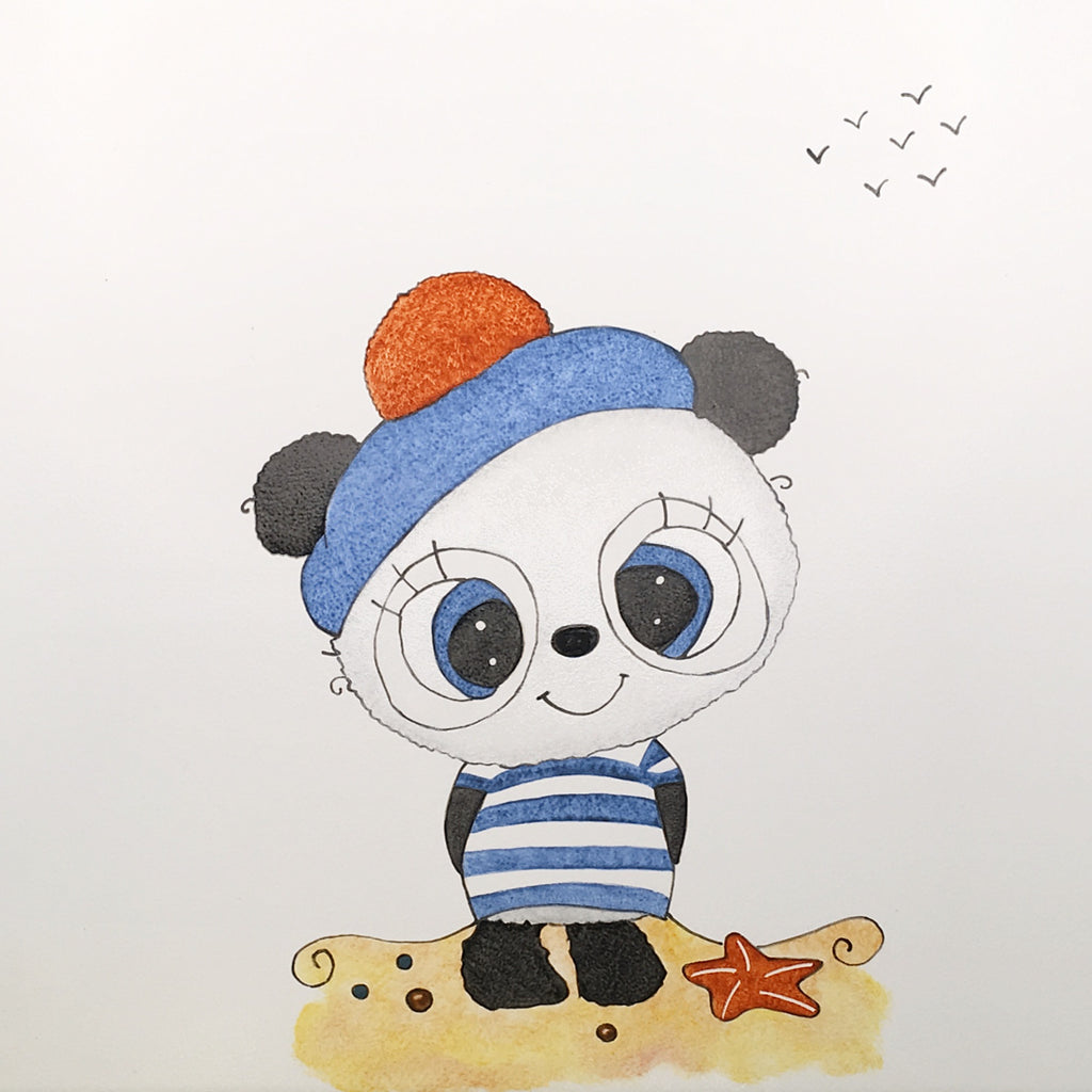 Ourson à la plage