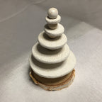 Petit sapin blanc ronds