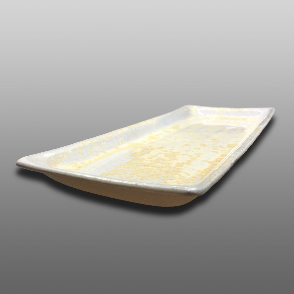 Plat à cake rectangulaire émaillé