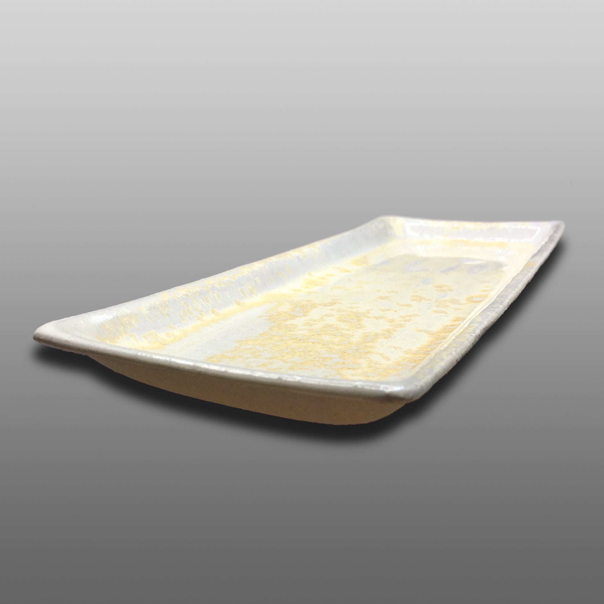 Plat à cake rectangulaire émaillé