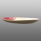 Plat ovale émaillé vanille fraise
