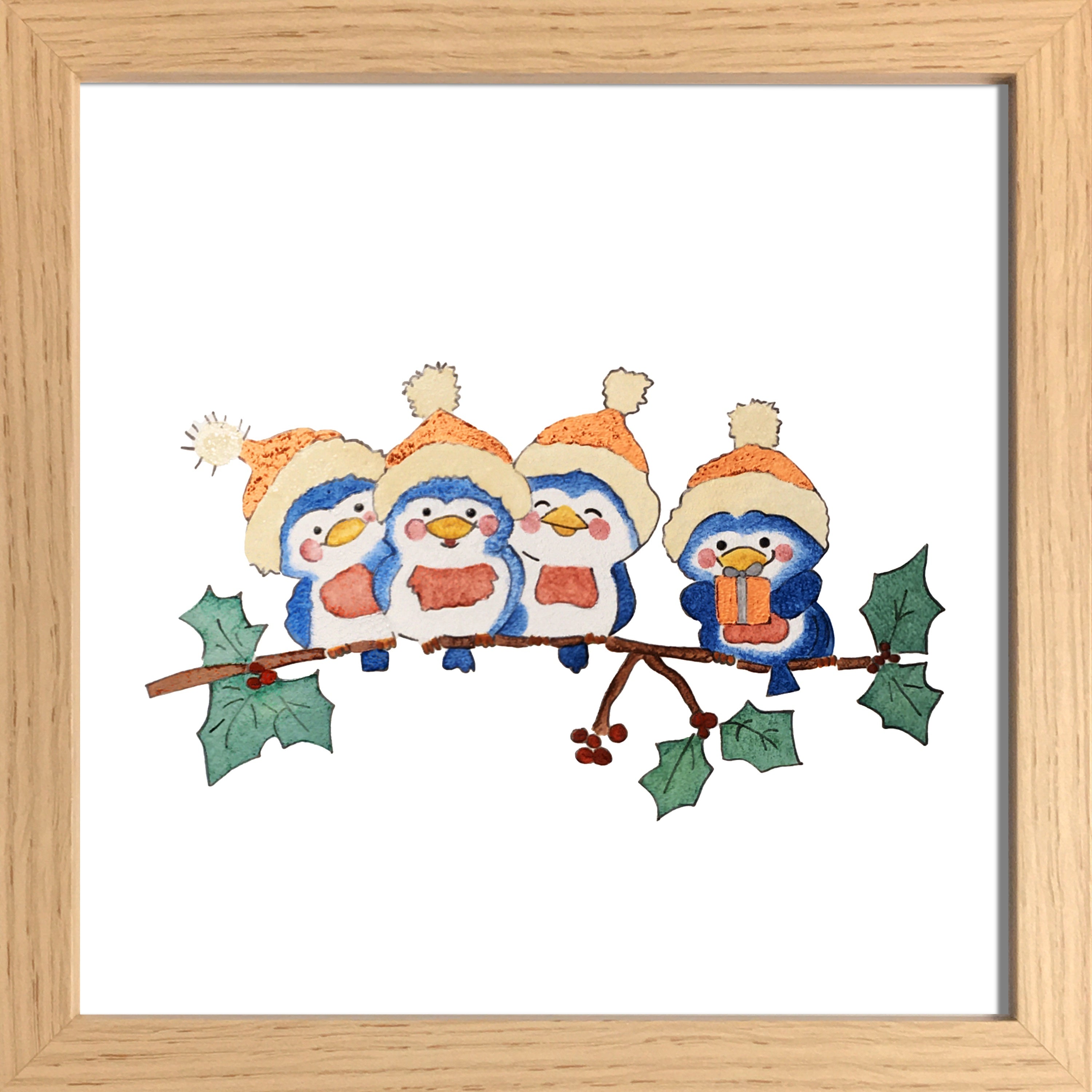 Quatre petits oiseaux de Noël