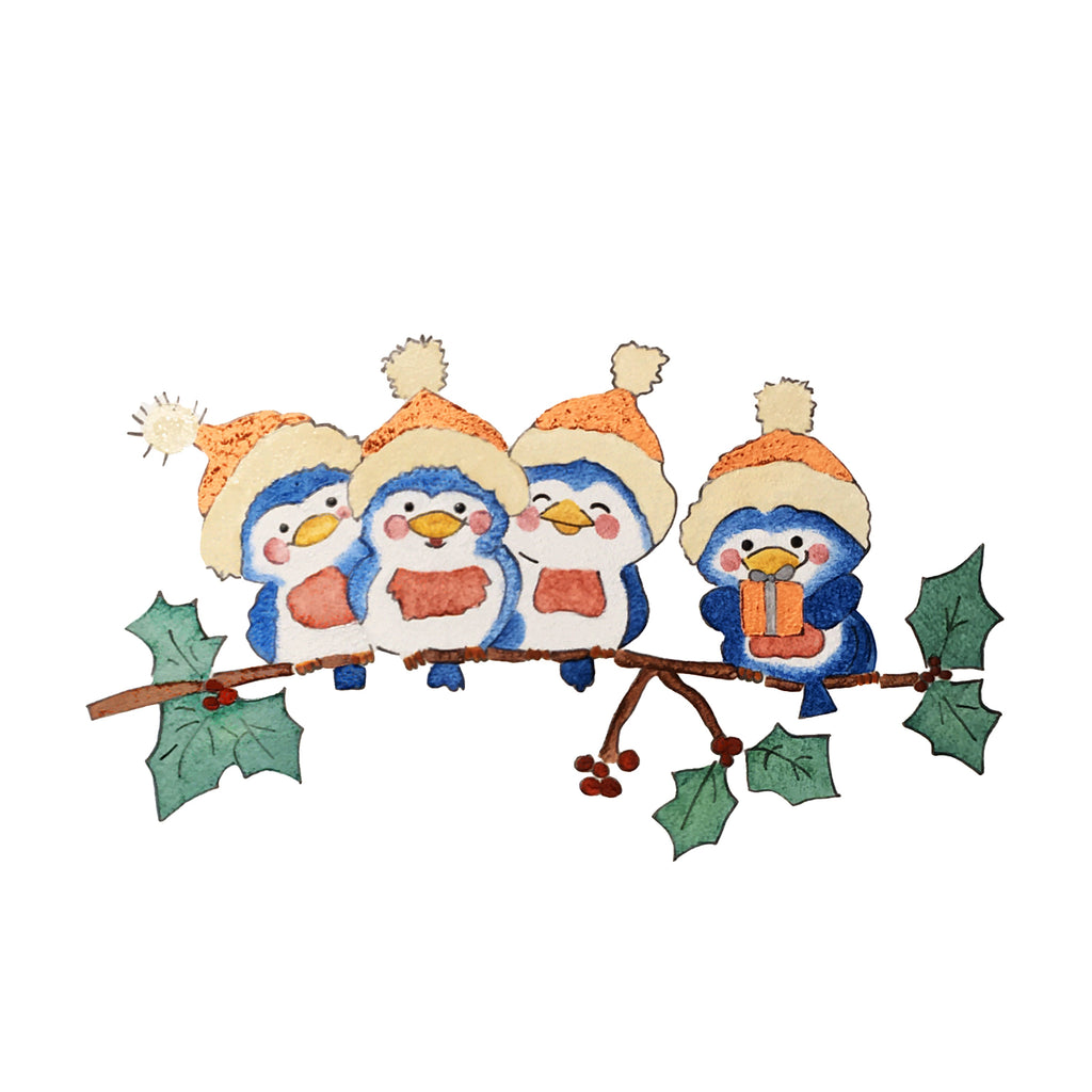 Quatre petits oiseaux de Noël