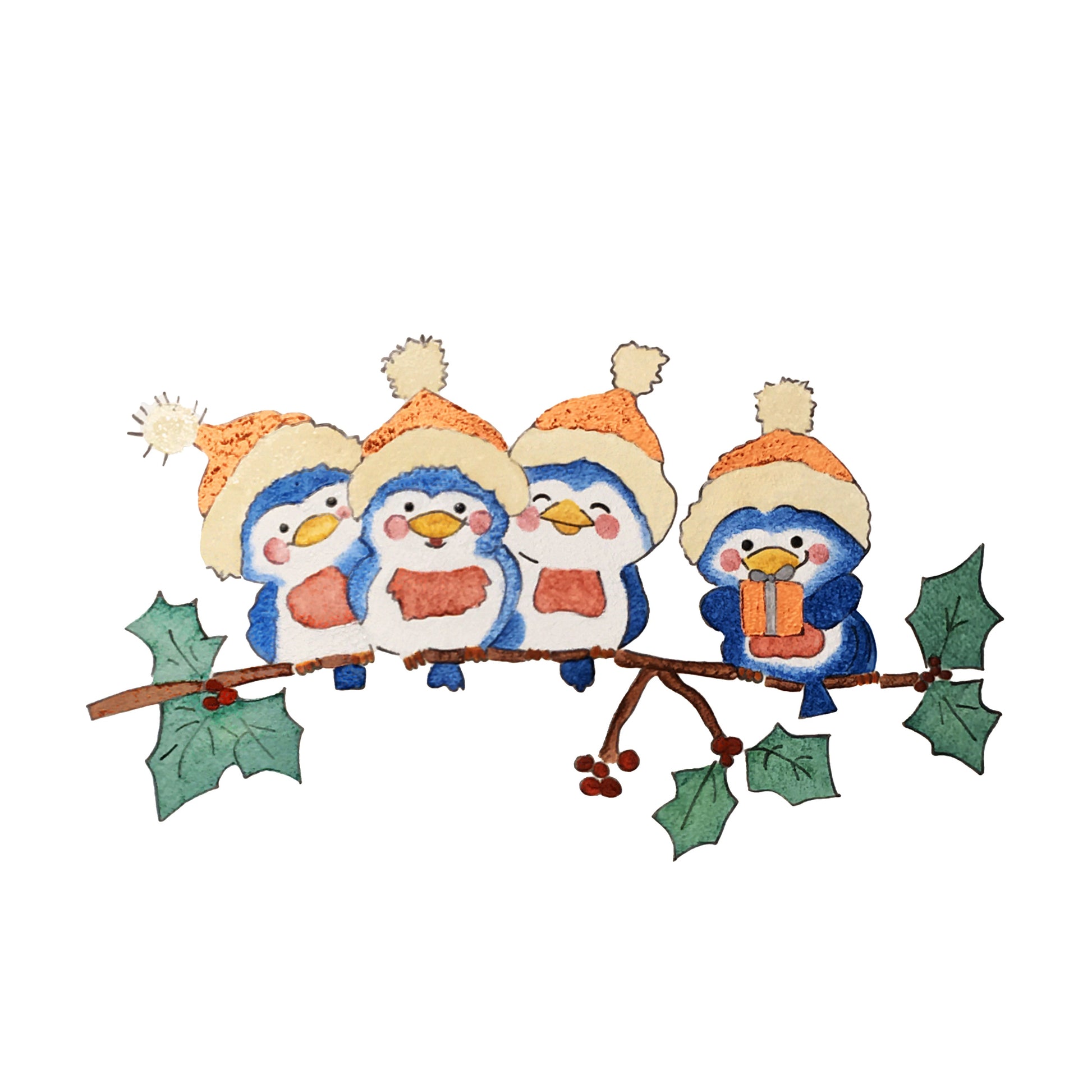 Quatre petits oiseaux de Noël