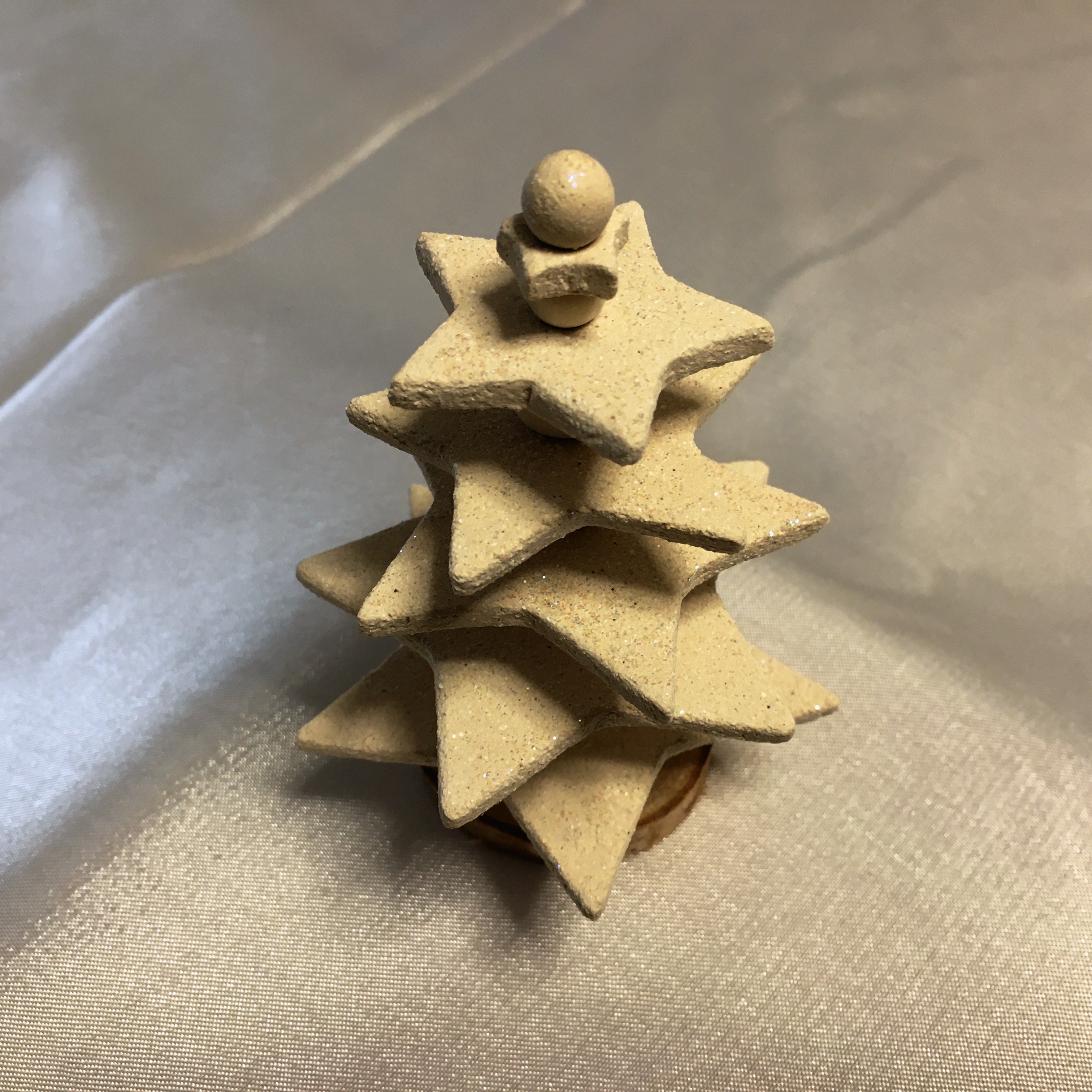Grand sapin écru 5 étoiles