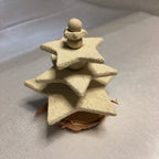 Petit sapin écru 3 étoiles