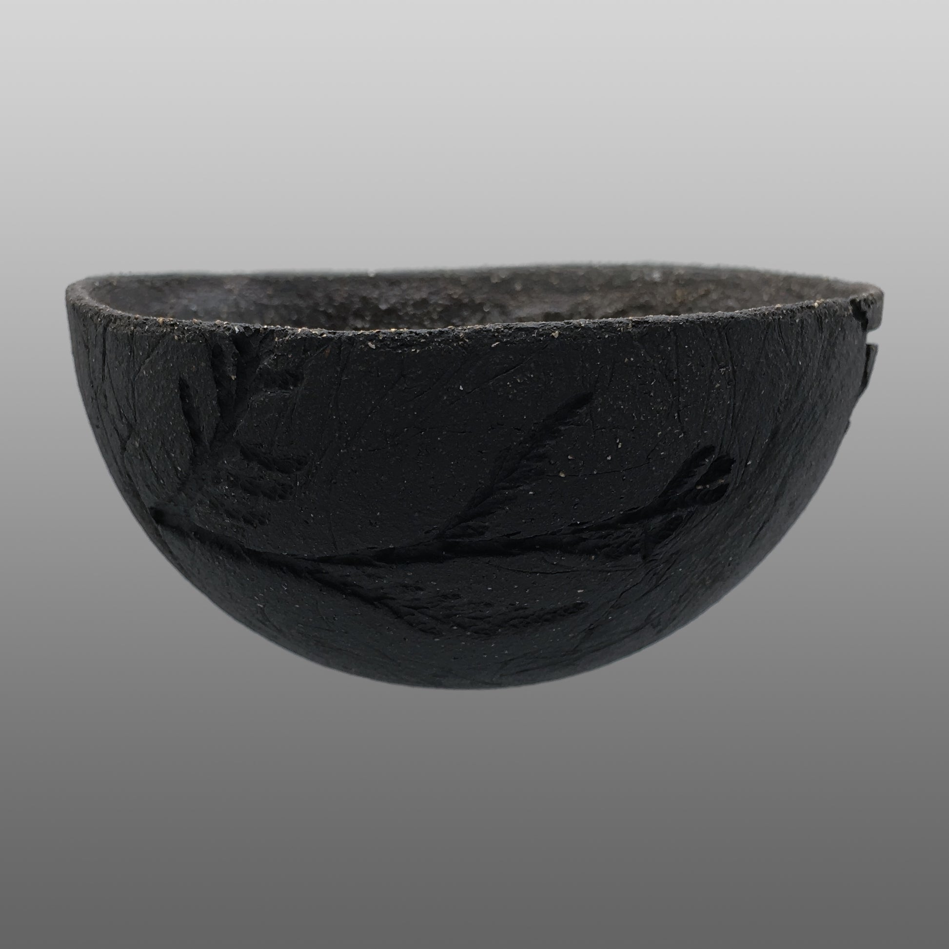 Coupelle noire émaillée